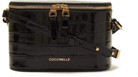 Coccinelle Juliette Dames Crossbody tas Leer Zwart bol