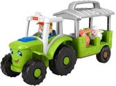 speelgoedtractor Little People 29,5 cm groen