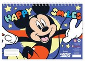 notitieboek Mickey Mouse junior A4 papier blauw