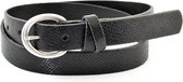 Kidzzbelts Meisjesriem 2075 - Zwart - 55 cm