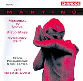 Ivan Kusnjer, Czech Philharmonic Orchestra, Jirí Belohlávek - Martinu: Field Mass/Lidice/Symphony No. 4 (CD)