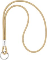 sleutelhanger 48 cm nylon goud