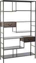 Planken DKD Home Decor Metaal Kristal (115 x 34 x 195 cm)