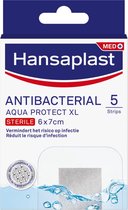10x Hansaplast Antibacterieel Aqua Protect XL 5 stuks