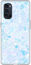 Smartphonebooster Telefoonhoesje - Back Cover - Geschikt Voor Oppo Reno 4 Pro 5G - Blue En Blue
