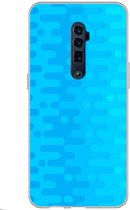 Smartphonebooster Telefoonhoesje - Back Cover - Geschikt Voor OPPO Reno 10x Zoom - Blue En Blue