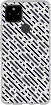 Smartphonebooster Telefoonhoesje - Back Cover - Geschikt Voor Google Pixel 4a 5G - Black En Black