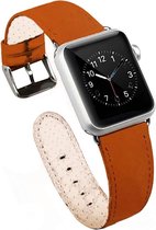 Apple Watch bandje robuuste Bruin leer 42/44 mm