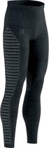 Compressport Winter Run Tight Heren - Sportbroeken - zwart - maat L