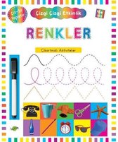 Renkler Çıkartmalı Aktiviteler 4 Yaş Çizgi Çizgi Etkinlik