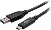 C2G 0,5 m USB-C® mannelijke naar USB-A mannelijke kabel - USB 3.2 Gen 1 (5Gbps)