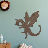 Draak | houten wanddecoratie| Geproduceerd in Nederland | Kaboomlaser