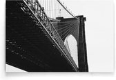 Walljar - New York - Brooklyn Bridge IIII - Zwart wit poster
