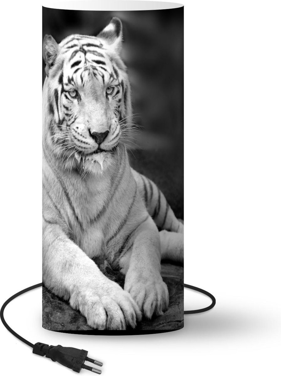 Lamptiger Tafellamp - Tijger - Ø 14 Cm - E14 - Multicolor