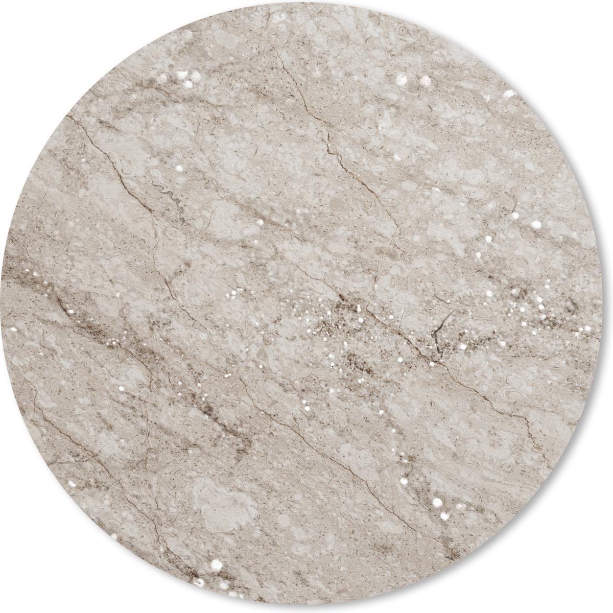 Muismat rond 40x40 cm - Mousepad Marmer - Patronen - Luxe - Ronde muismatten