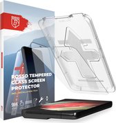 Empreinte digitale en Tempered Glass trempé Rosso Samsung Galaxy S21+ et compatible avec la coque