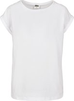 Urban Classics Kinder Tshirt -Kids 158- Organic Extended Shoulder Wit