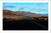 Walljar - Endless Road - Muurdecoratie - Poster met lijst