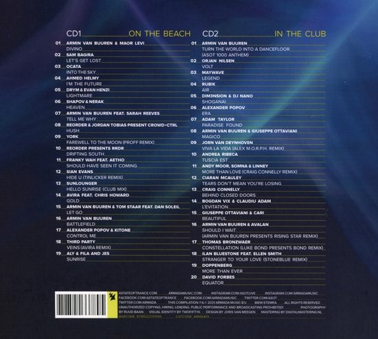 Armin van Buuren - A State Of Trance 2021 (2 CD) - Armin Van Buuren