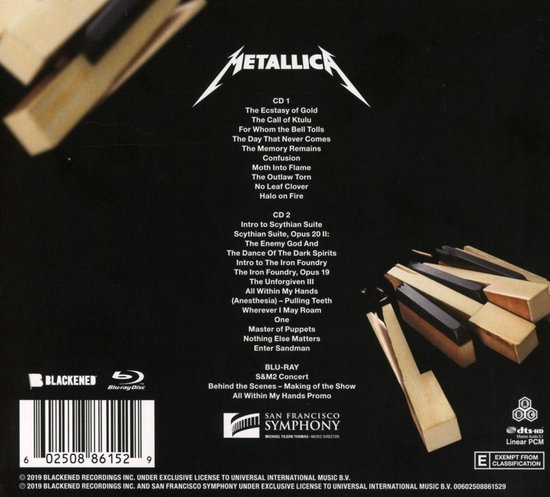 Metallica - S&M2 (BLU-RAY | 2 CD) - San Francisco Symphony Metallica