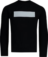 Calvin Klein Sweater Zwart  - Maat XL - Heren - Herfst/Winter Collectie - Katoen;Elastaan
