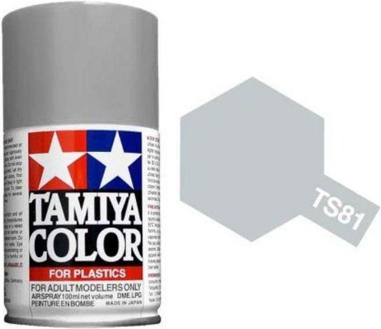 Tamiya TS- 81 British Navy Grey - Mat - Aérosol Acryl - Aérosol de Peinture 100 ml