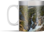 Mok - Luchtfoto van Si Phan Don in Azië - 350 ml - Beker