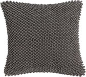 Hoyz | Jumbo Dots Charcoal Grijs Kussen | 60 X 60 | Sierkussen Voor Woonkamer Of Slaapkamer