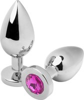 METAL HARD | Metalhard Anal Plug Diamond Pink Small 5.71cm