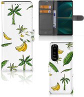 Beschermhoes Sony Xperia 5III Flip Case Banana Tree