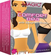 MAGIC Bodyfashion Comfort Bra with Spaghetti Straps - Latte - Maat S