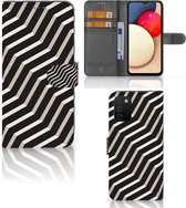 Smartphone Hoesje Geschikt voor Samsung Galaxy A03s Bookcover met Pasjeshouder Illusion