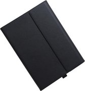 Clamshell-tabletbeschermhoes met houder voor MicroSoft Surface Pro4 / 5/6 12,3 inch (lamspatroon / zwart)