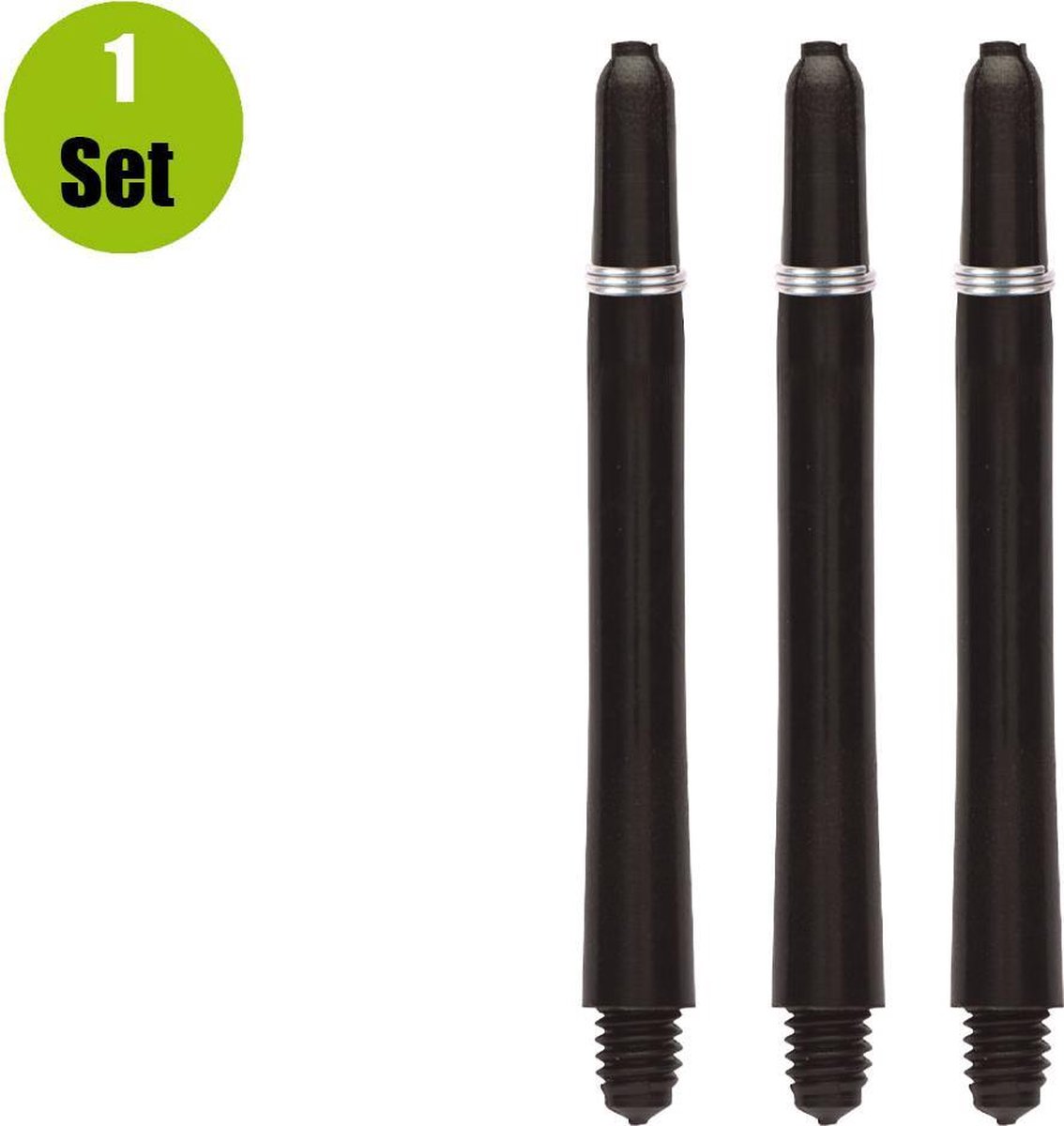 Winmau Dart Shafts Nylon - Zwart - In Between - (1 Set)
