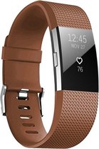 By Qubix - Fitbit Charge 2 sportbandje (Small) - Bruin - Fitbit charge bandjes