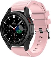 Strap-it Samsung Galaxy Watch 4 Classic 42mm siliconen bandje - roze