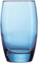 Salto Waterglas - Waterglazen - Drinkglazen - Ice Blue 35cl - 6 stuks