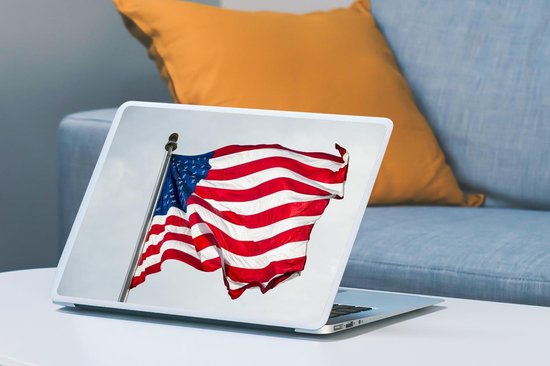 Sticker ordinateur portable - 15,6 pouces - Amérique - Drapeau - Ciel