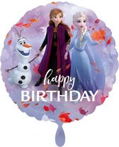 folieballon Frozen II junior 50 cm paars
