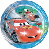 feestborden Cars Ice junior 20 cm karton blauw 8 stuks