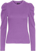 Vero Moda T-shirt Vmnatasha Ls Puff Top 10254131 Hyacinth Dames Maat - L