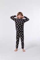 Woody pyjama jongens - ijsbeer - zwart - 212-1-PLC-V/913 - maat 128