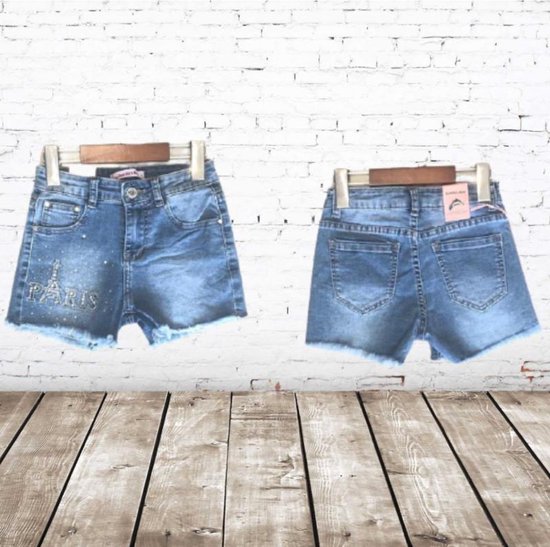 Jeans short Paris -s&C-98/104-Korte broeken