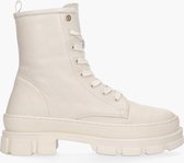 Tango | Romy welt new 2-c bone white leather biker boot - bone white sole | Maat: 38