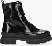 Tango | Romy welt new 2-b black patent leather biker boot - black sole | Maat: 39