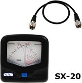 K-PO SX-20 Luxe SWR/PWR meter + PL-PL 50 CM Kabel - 1.8-200 MHz - CB radio
