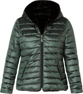 YESTA Winter Outerwear Jas - Deep Teal/Black - maat 2(50)