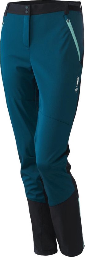 Loeffler outdoorbroek W Touring Pants Pace WS Light Teal - Groen Blauw