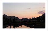 Walljar - Emigrant Lake - Muurdecoratie - Poster.