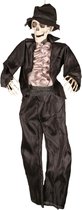 Halloween - Horror decoratie hangend skelet bruidegom 90 cm - Halloween thema versiering poppen